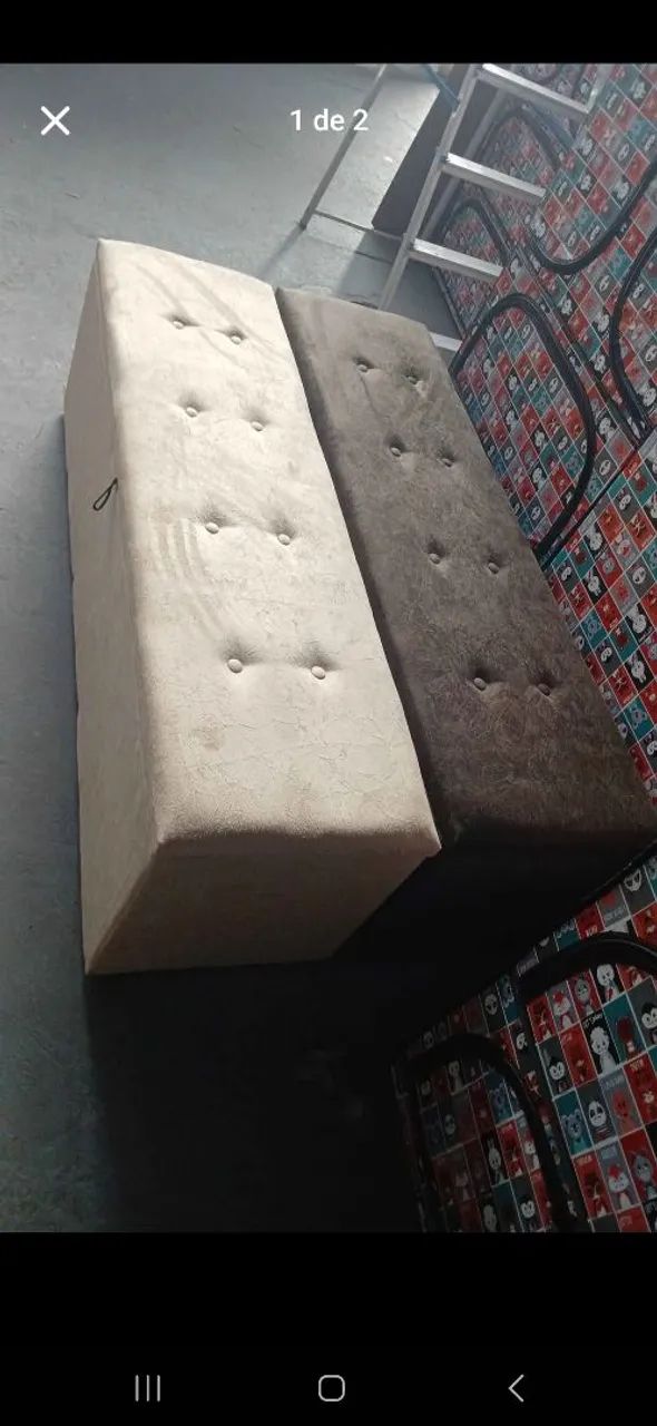 Baú puff casal 
