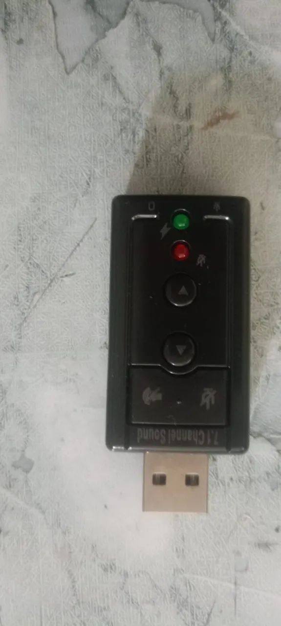 Placa De Som Usb Adaptador 7.1 Canais Microfone E Fone Exbom - Foto 3