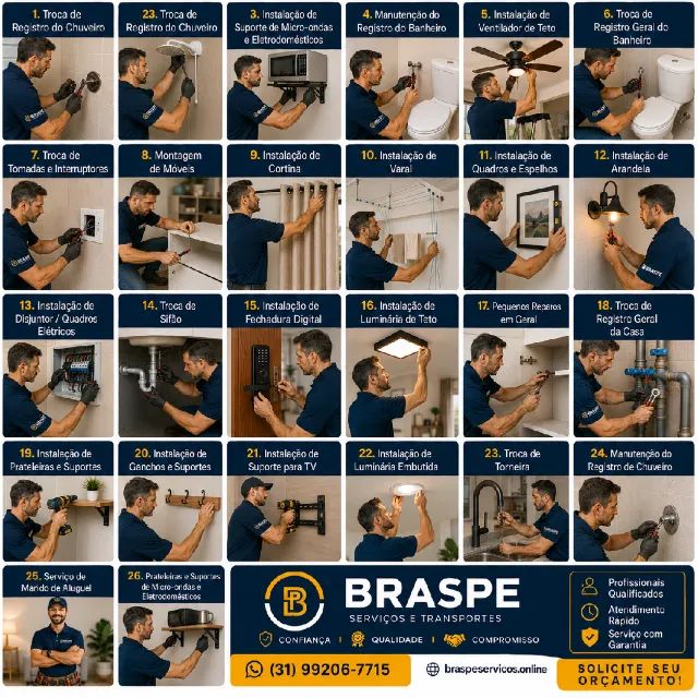 Soluções Completas para seu Imóvel: Reparos, Reformas, Elétrica e Ar-Condicionado!