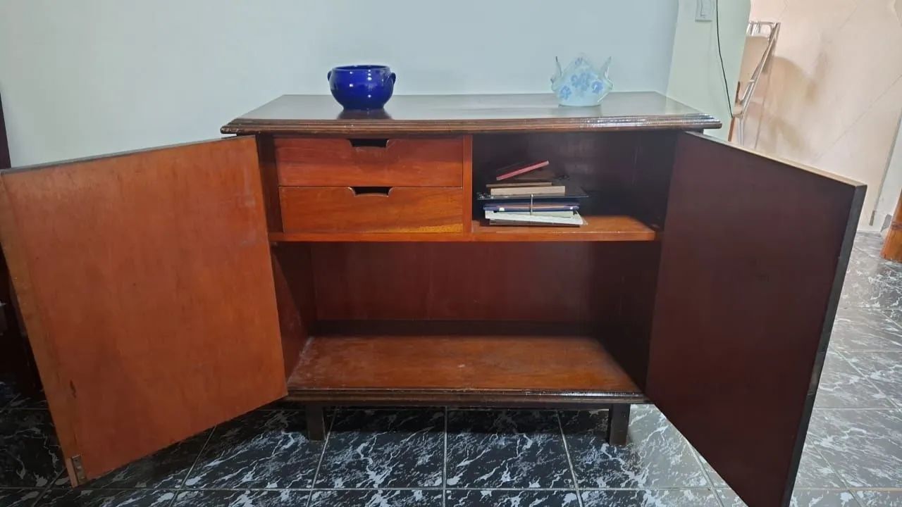 Buffet Aparador de Madeira com 2 Portas e Gavetas - Foto 2