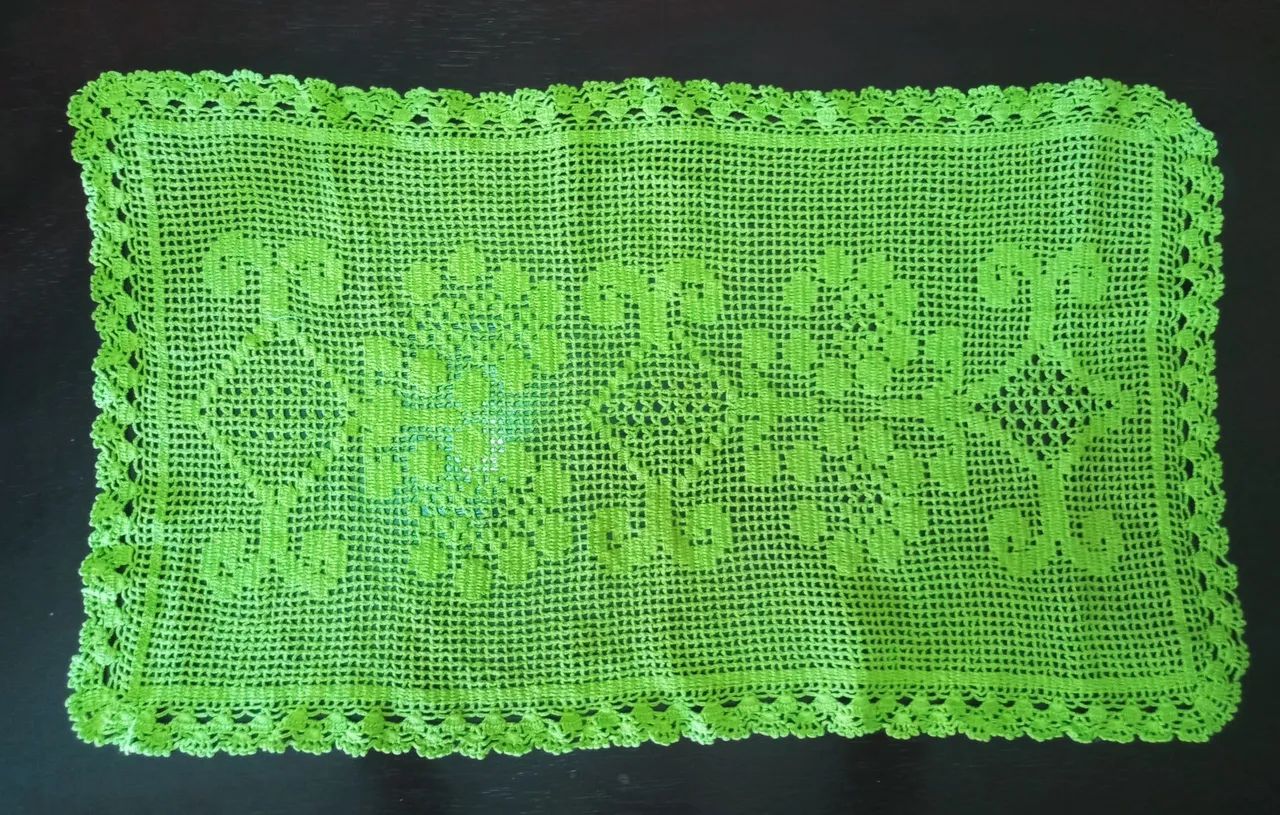 Croché retangular 64x38