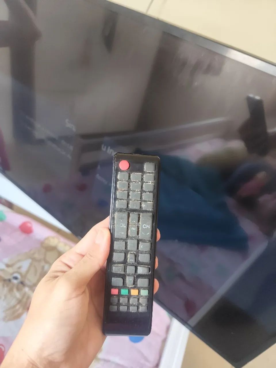 TV Samsung 48 polegadas - com uma faixa preta no meio  - Foto 5