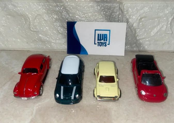 Lote com 8 carrinhos de ferro hot wheels e similares fusca e kombi  - Foto 3