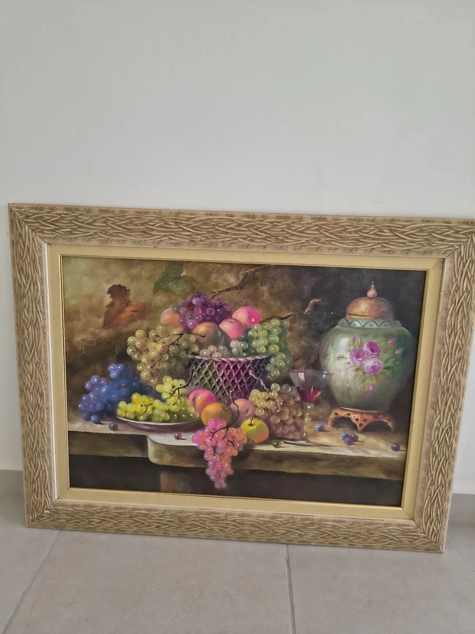 Quadro mesa de frutas