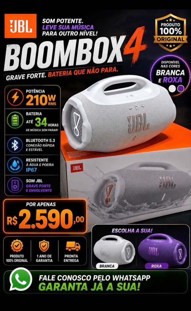 Boombox 4 nova lacrada - Foto 2