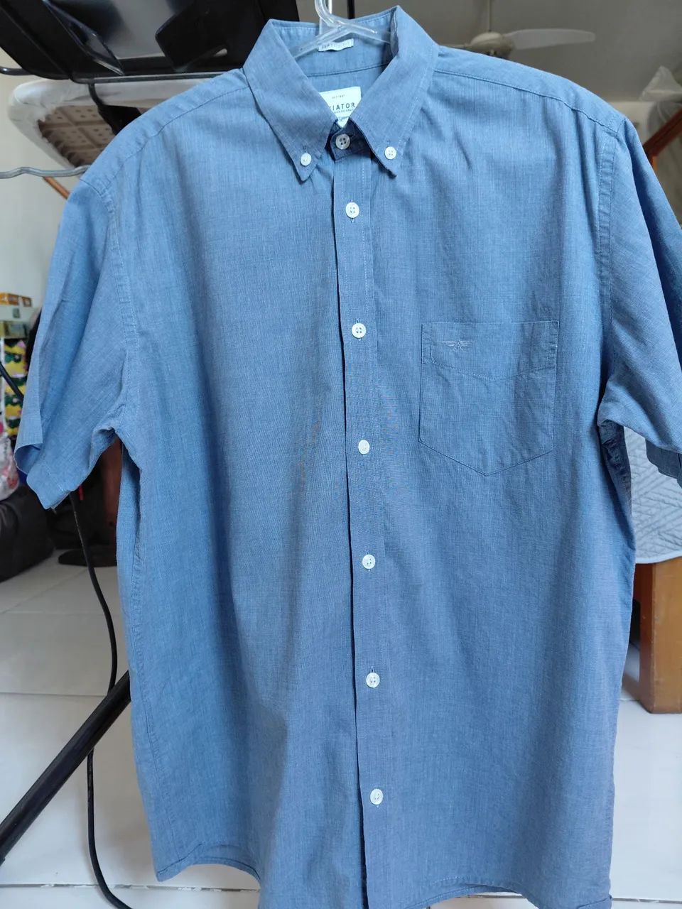 Camisa Masculina Manga Curta AVIATOR