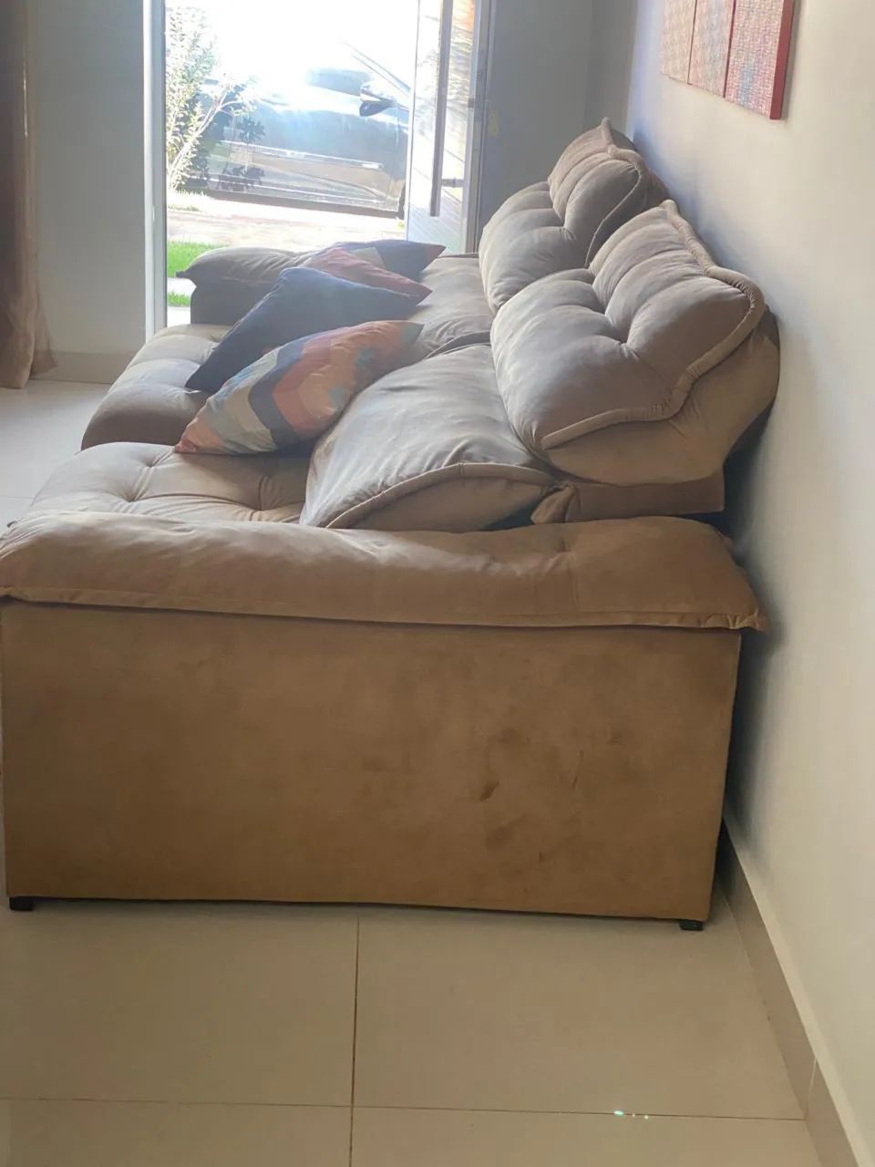 Sofá 2.80 retr átil luxo - Foto 2