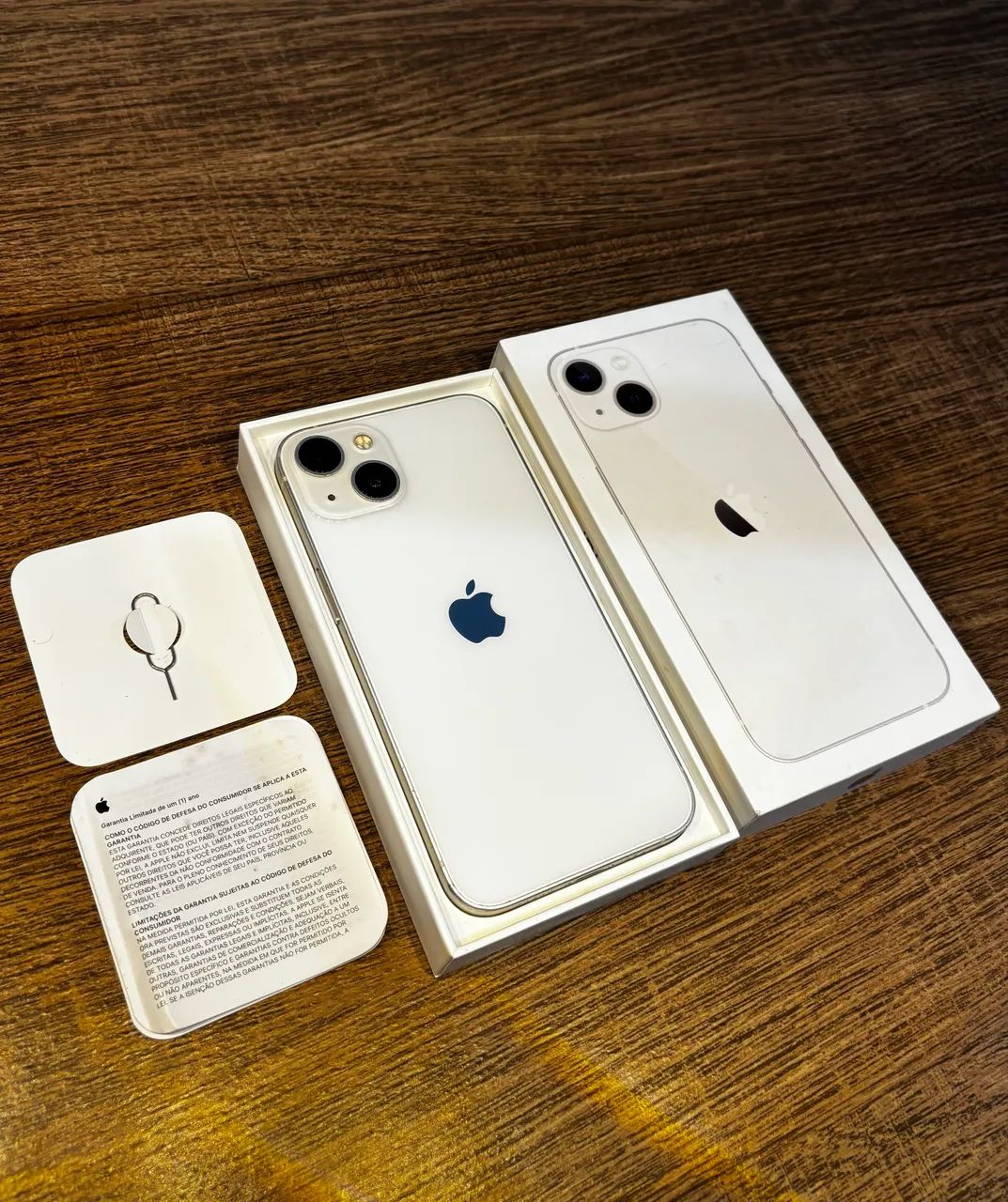 iPhone 13 128GB Branco - Caixa e nota 