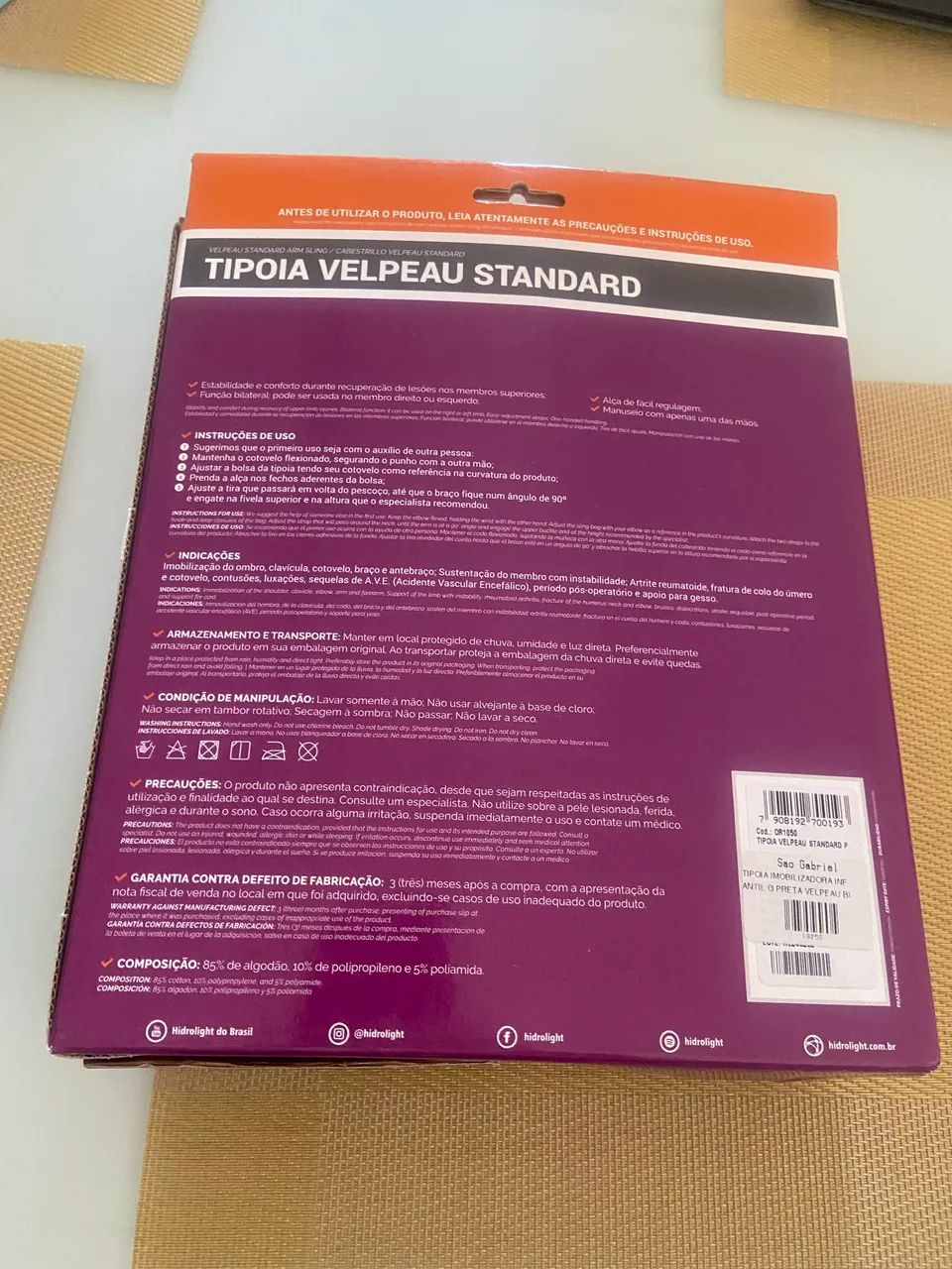 Tipoia velpeau - Foto 2