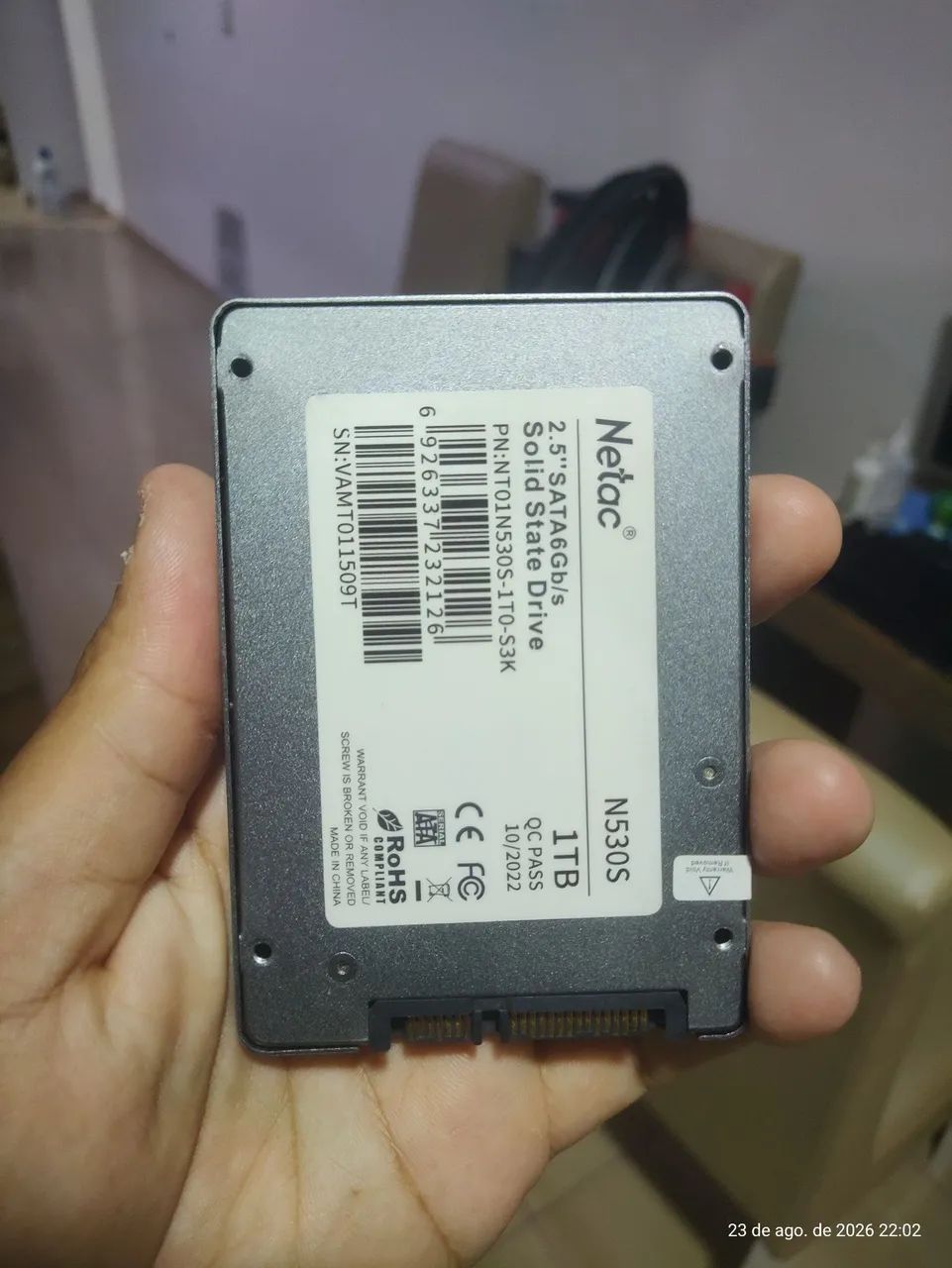 Vendo SSD SATA 1TB  - Foto 2