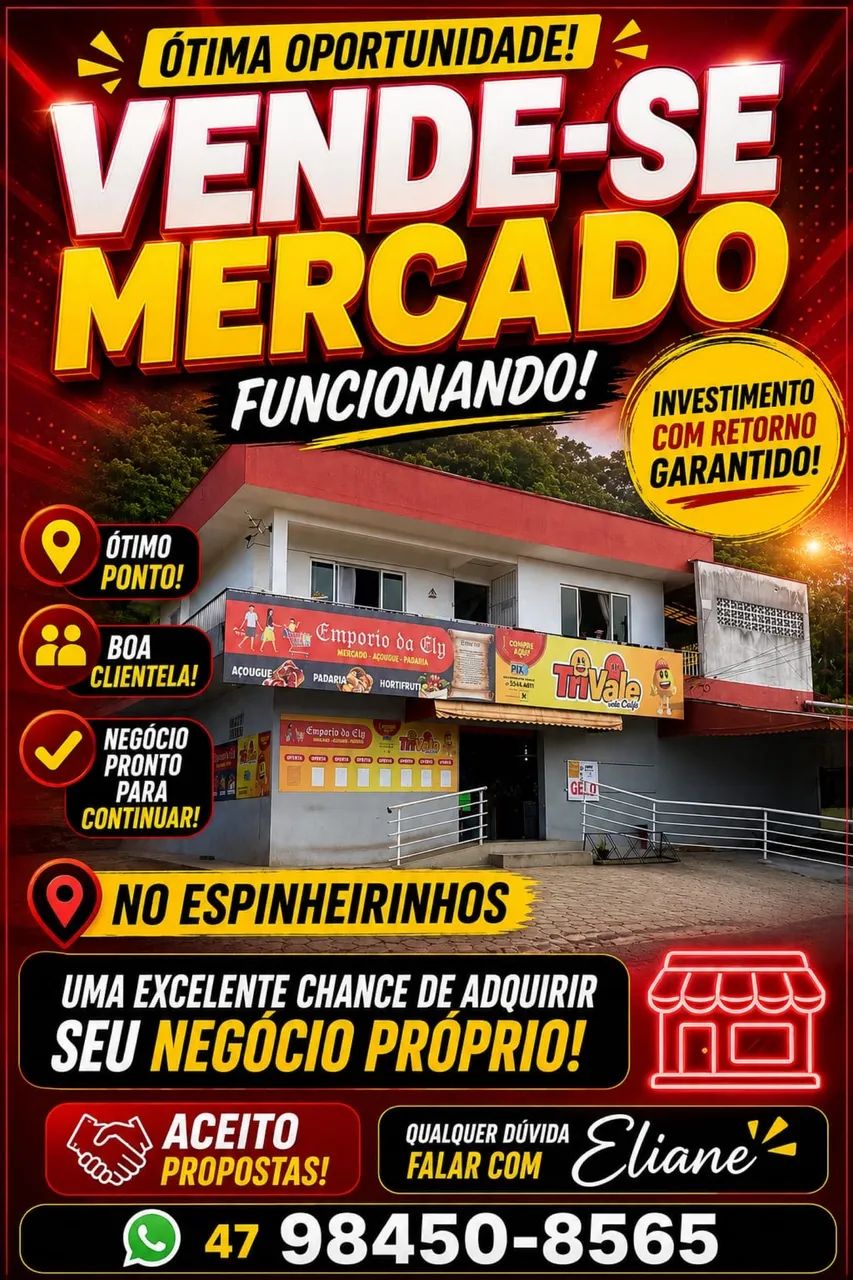 Mercado à venda 