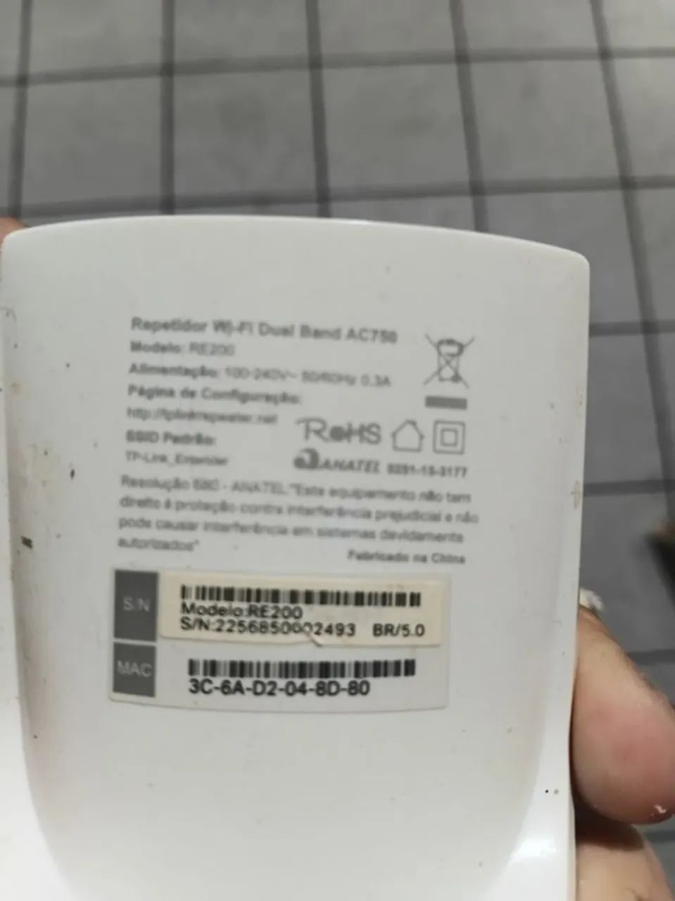 ? Fim do Wi-Fi caindo! Repetidor TP-Link 5G AC750 (Estado de Zero) por um valor ridículo! - Foto 2