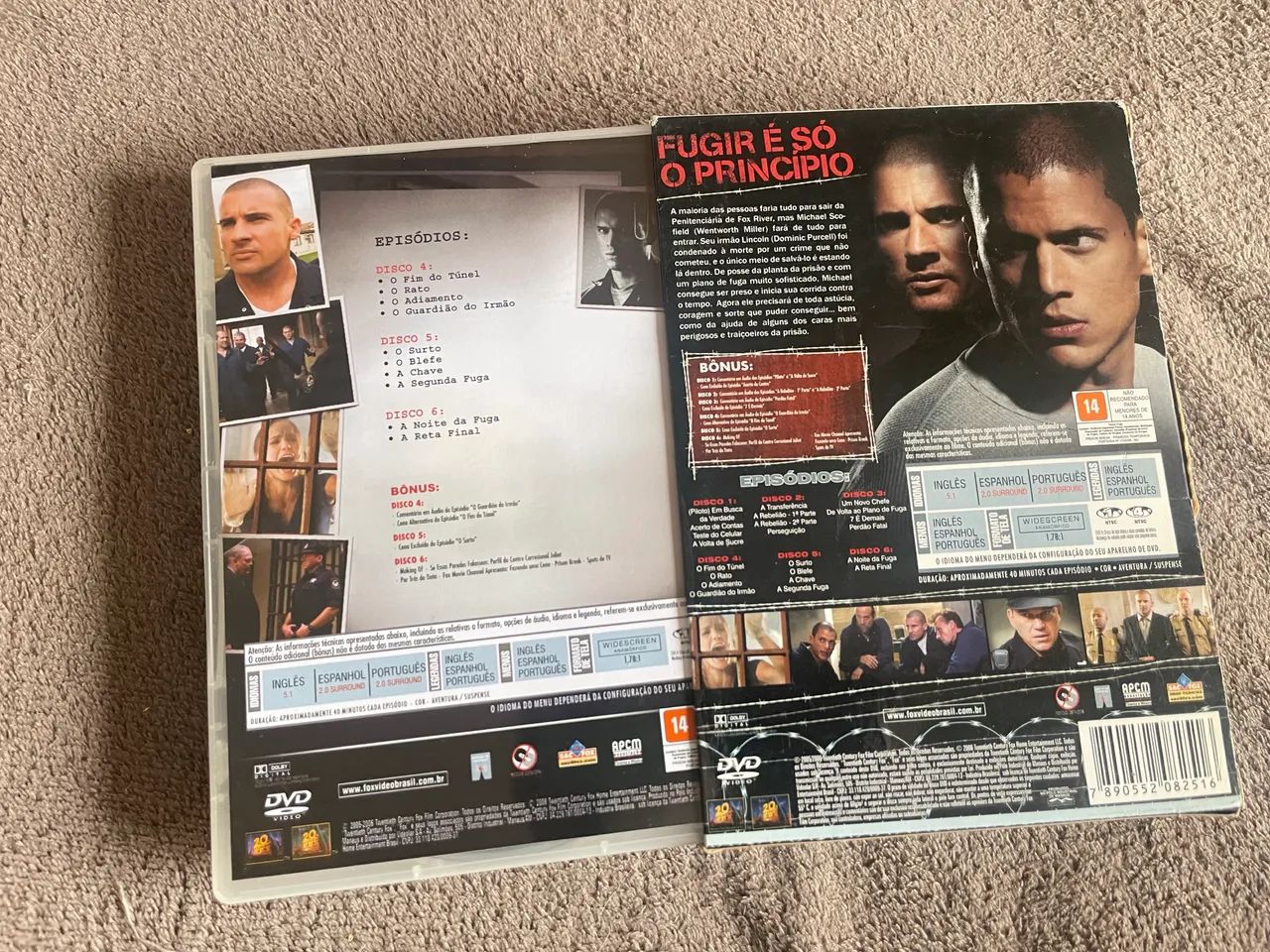 DVD PRISON BREAK 1,2,3 - 6 discos  - Foto 2