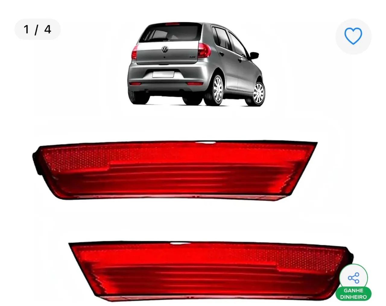 Olho de gato pára-choque fox