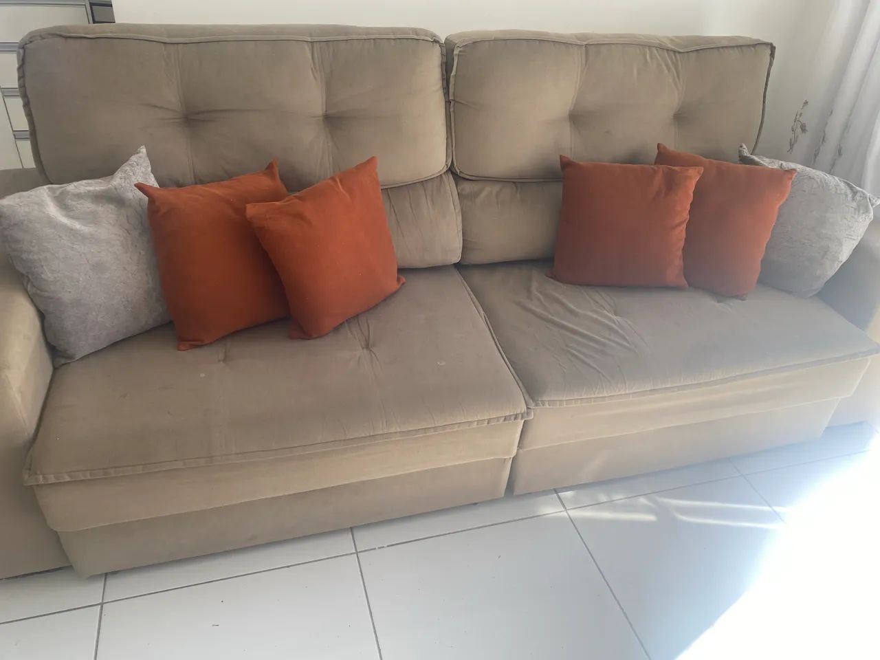 Sofá retrátil 4 lugares  - Foto 3