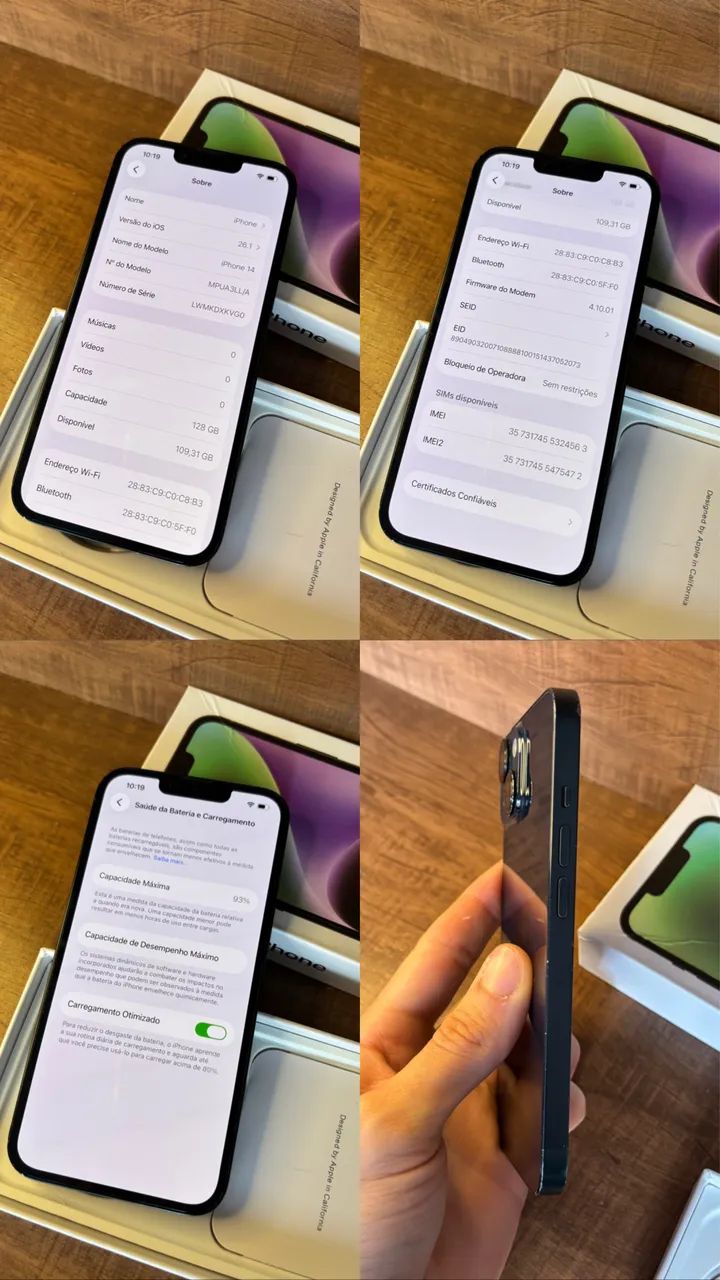 iPhone 14 (128GB) Bateria 93% | Completo - Foto 5