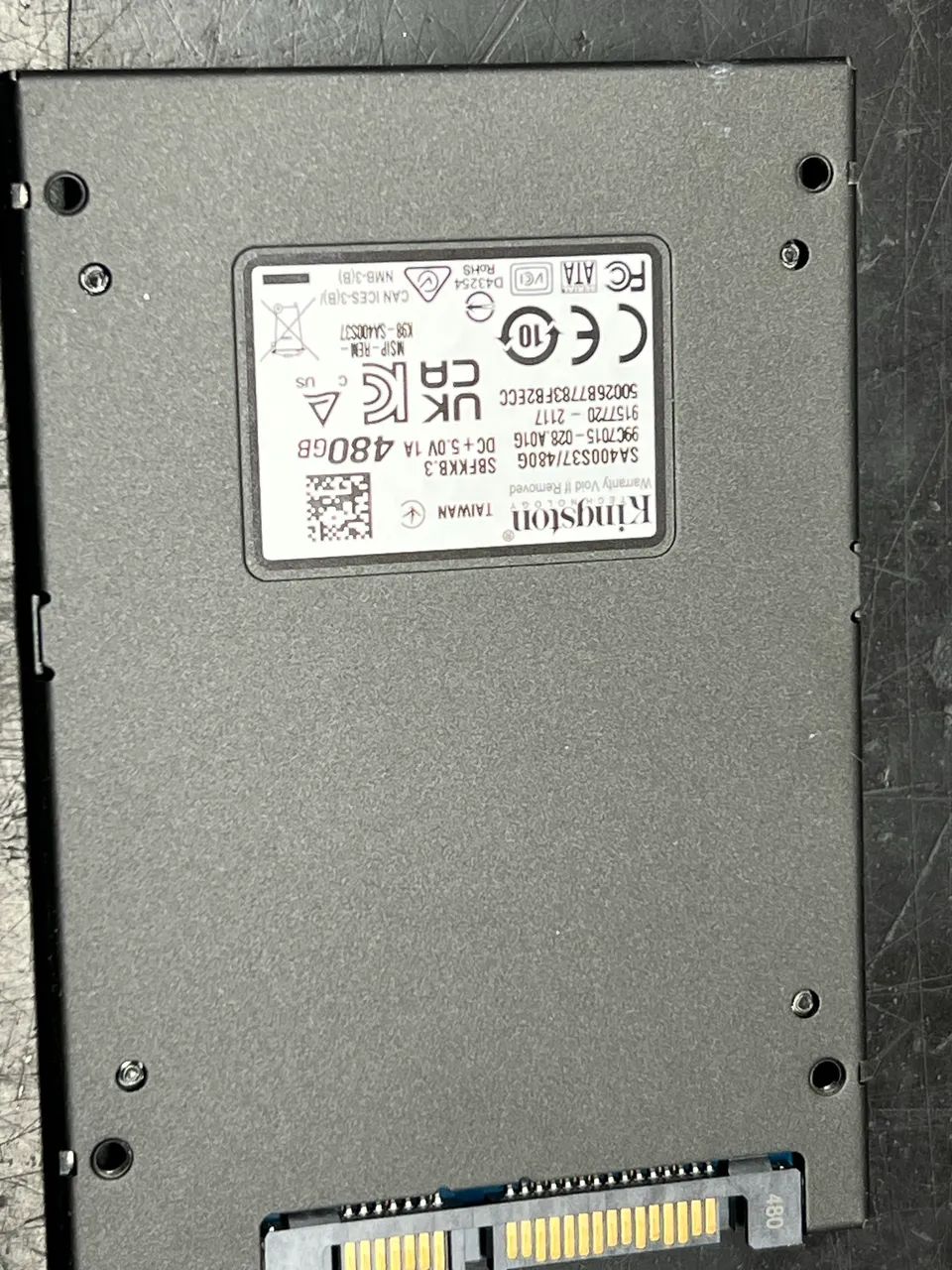 SSD 480gb kingston - Foto 2
