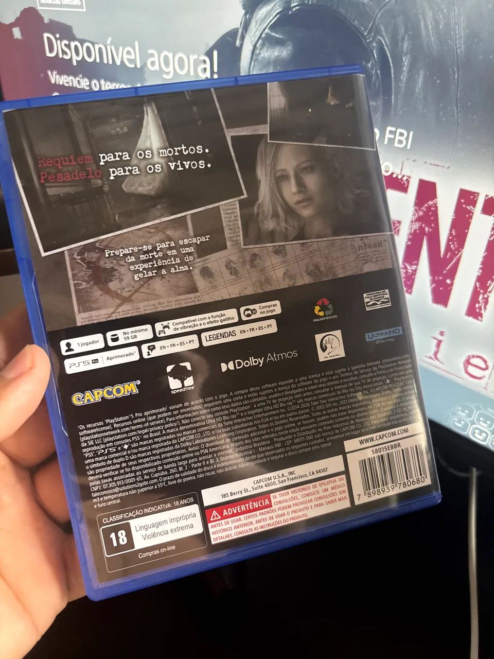 Jogo ps5 resident evil réquiem  - Foto 3