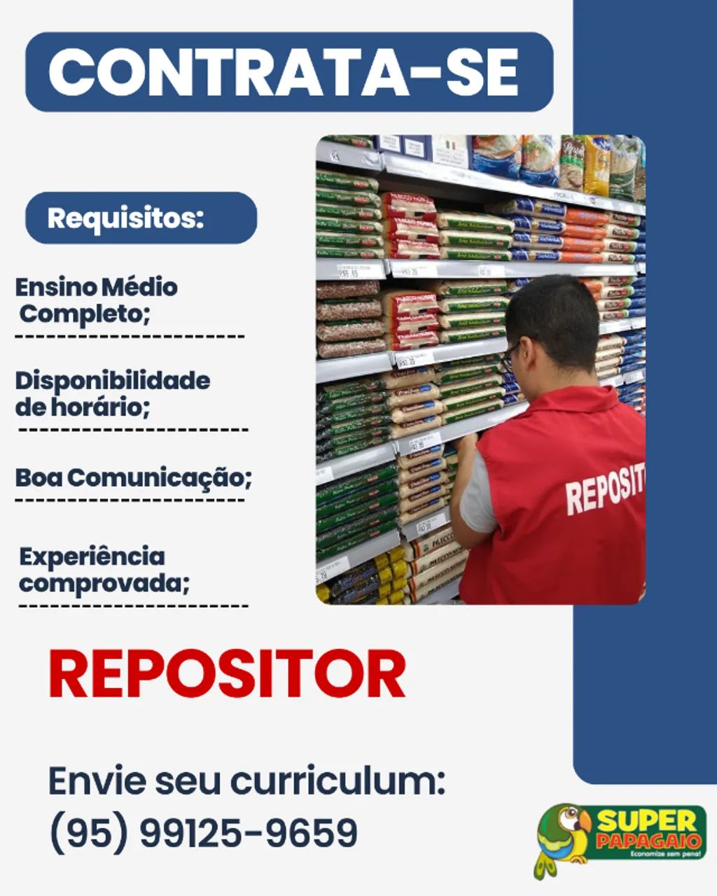 CONTRATA-SE REPOSITOR