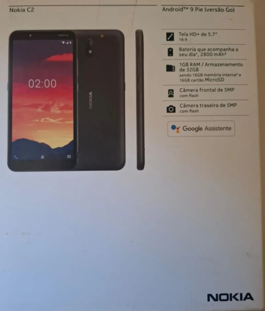 Celular Nokia C2 tela 5,7" 