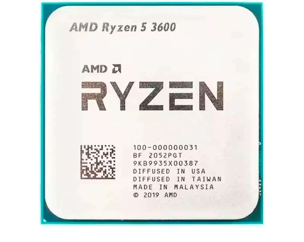 Processador AMD ryzen 5 3600 sem vídeo integrado funciona perfeitamente 