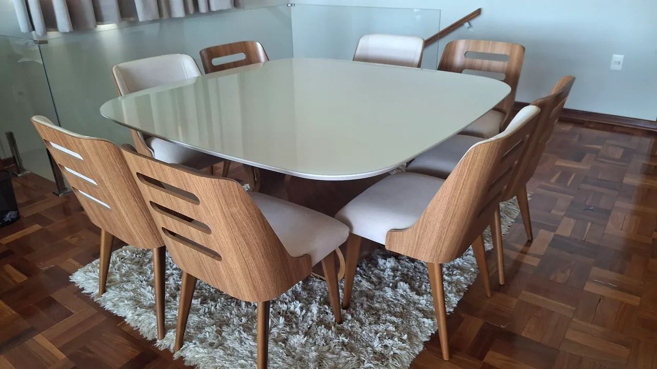 Mesa de jantar 8 cadeiras - Foto 2