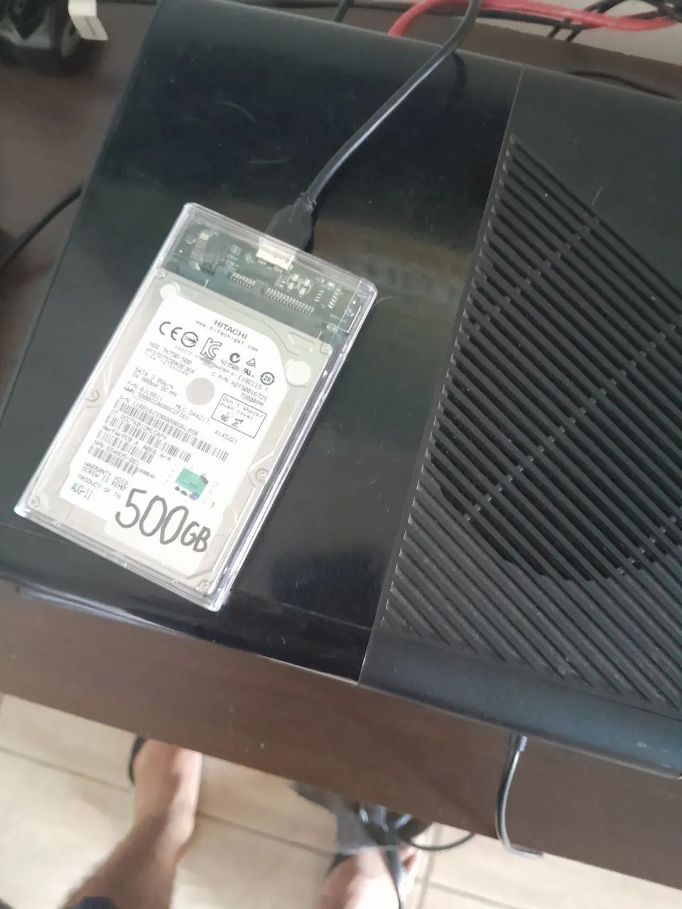 Xbox 360 usado com 1 manete original ,com 102 jogos no HD troca em xbox one e séries  com 