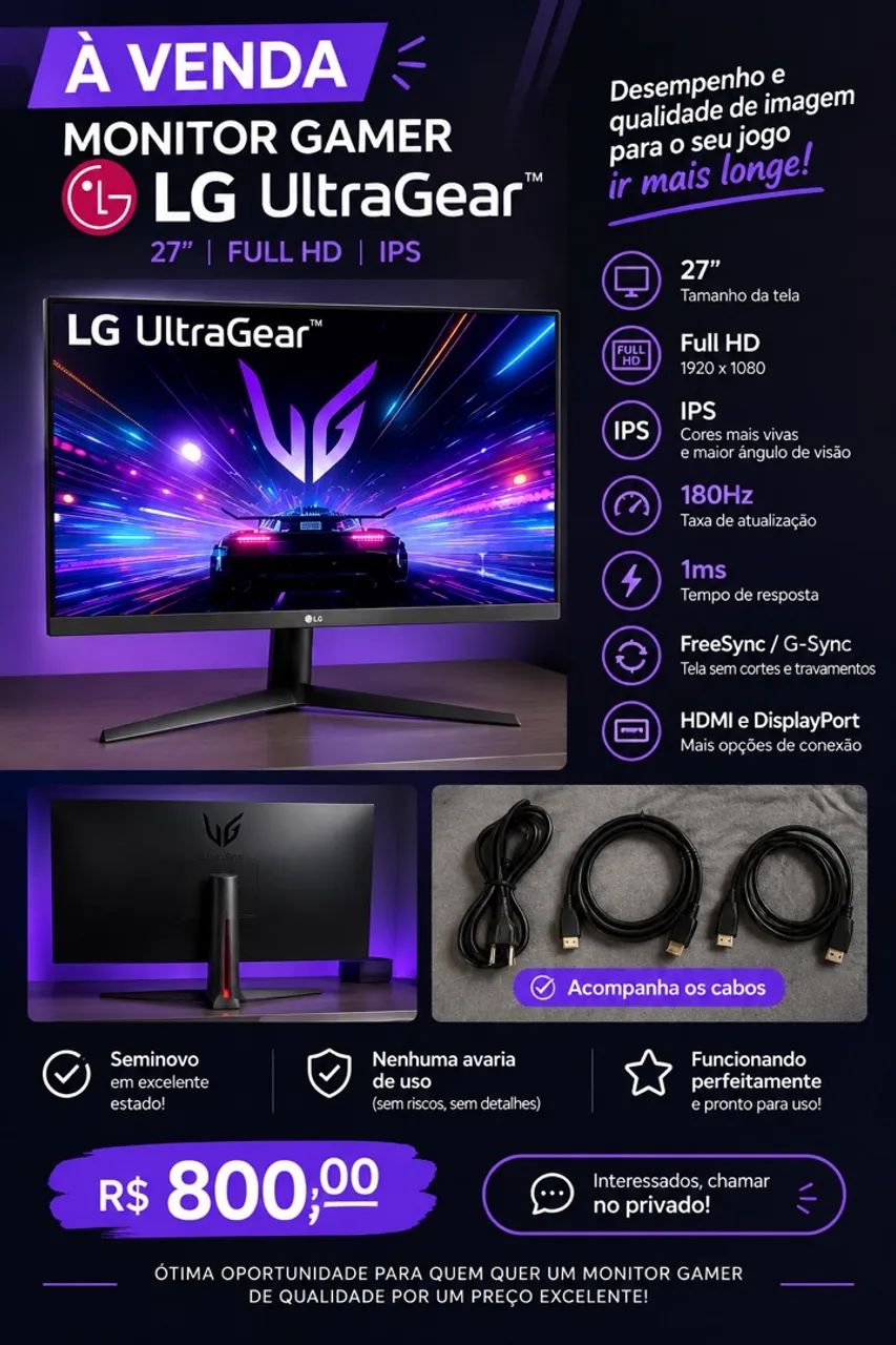 Monitor Gamer LG UltraGear