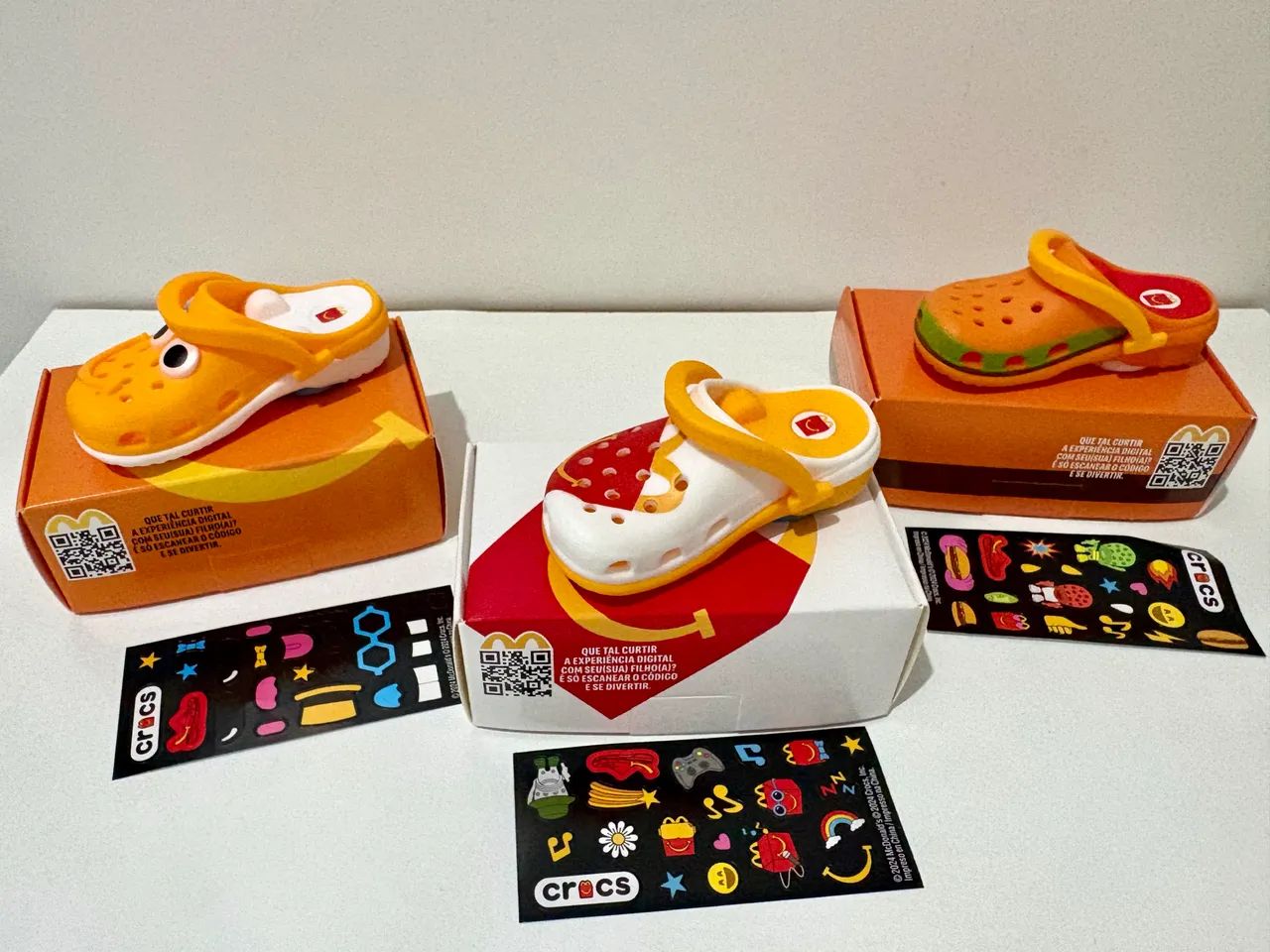 Crocs Miniaturas Chaveiro Lacrado McDonald?s 