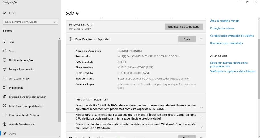 Pc core i5 8GB de ram placa mãe e processador e gabinete de vidro novos com controladora - Foto 5