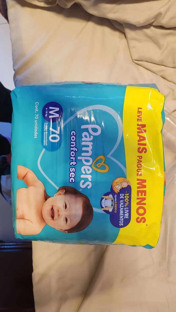 Fralda Pampers Confort Sec 