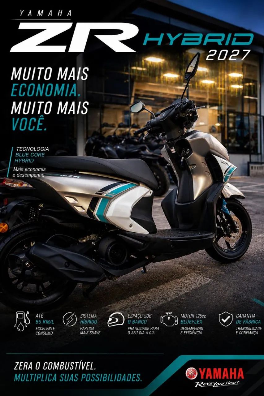 Yamaha ZR Hybrid 2027 PREÇO REAL
