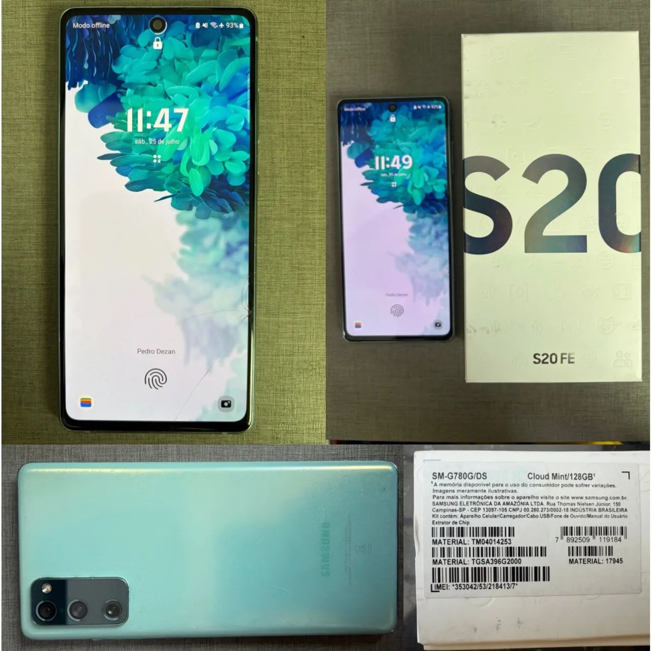 Samsung Galaxy S20 FE (128GB) - 100% Funcional + Caixa Original - Foto 5
