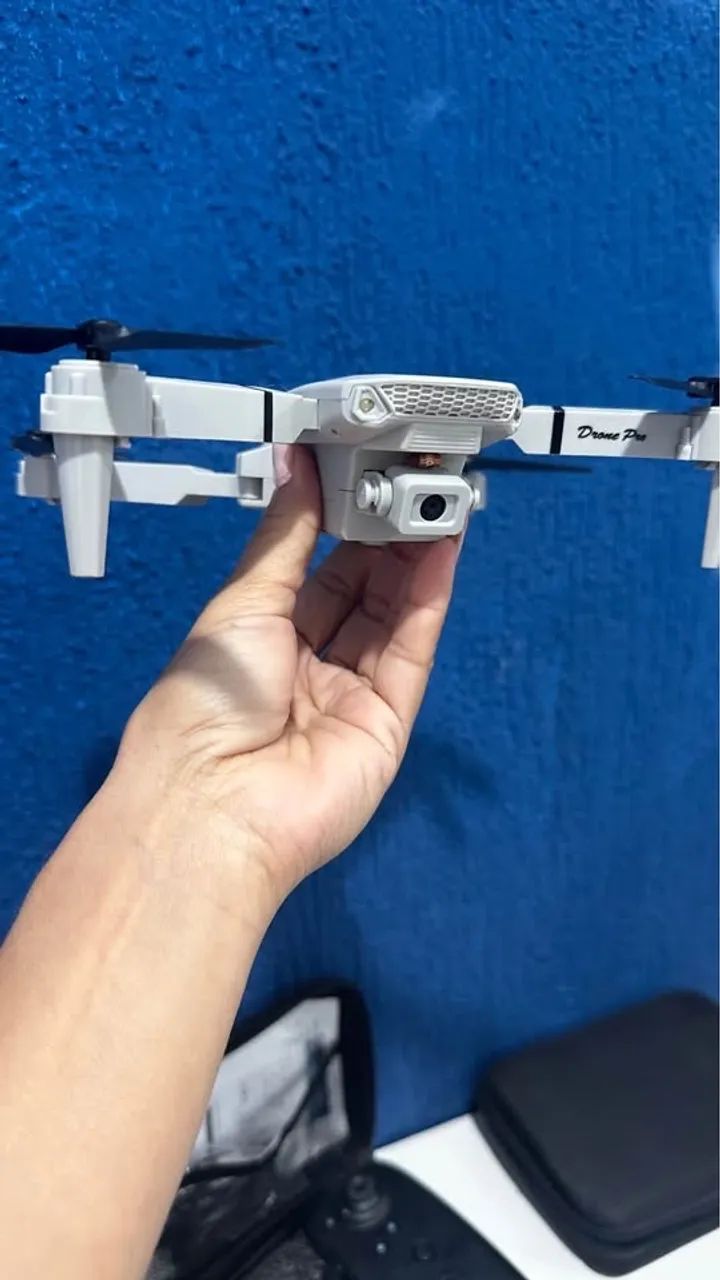 Drone E99 Com Câmera HD WiFi FPV Dobrável - Foto 5