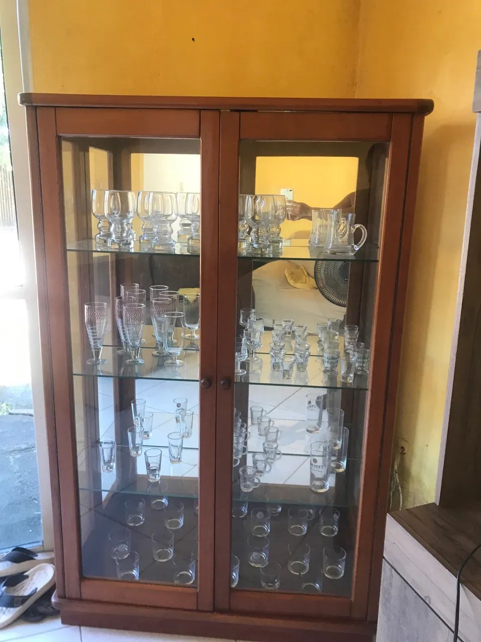 Cristaleira em vidro