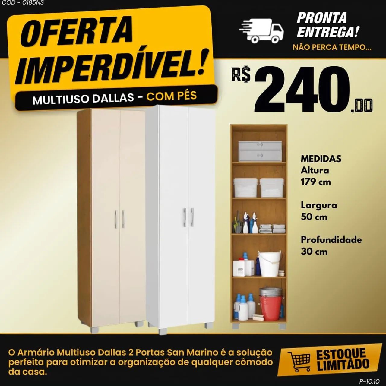 Multiuso Dallas com pes 