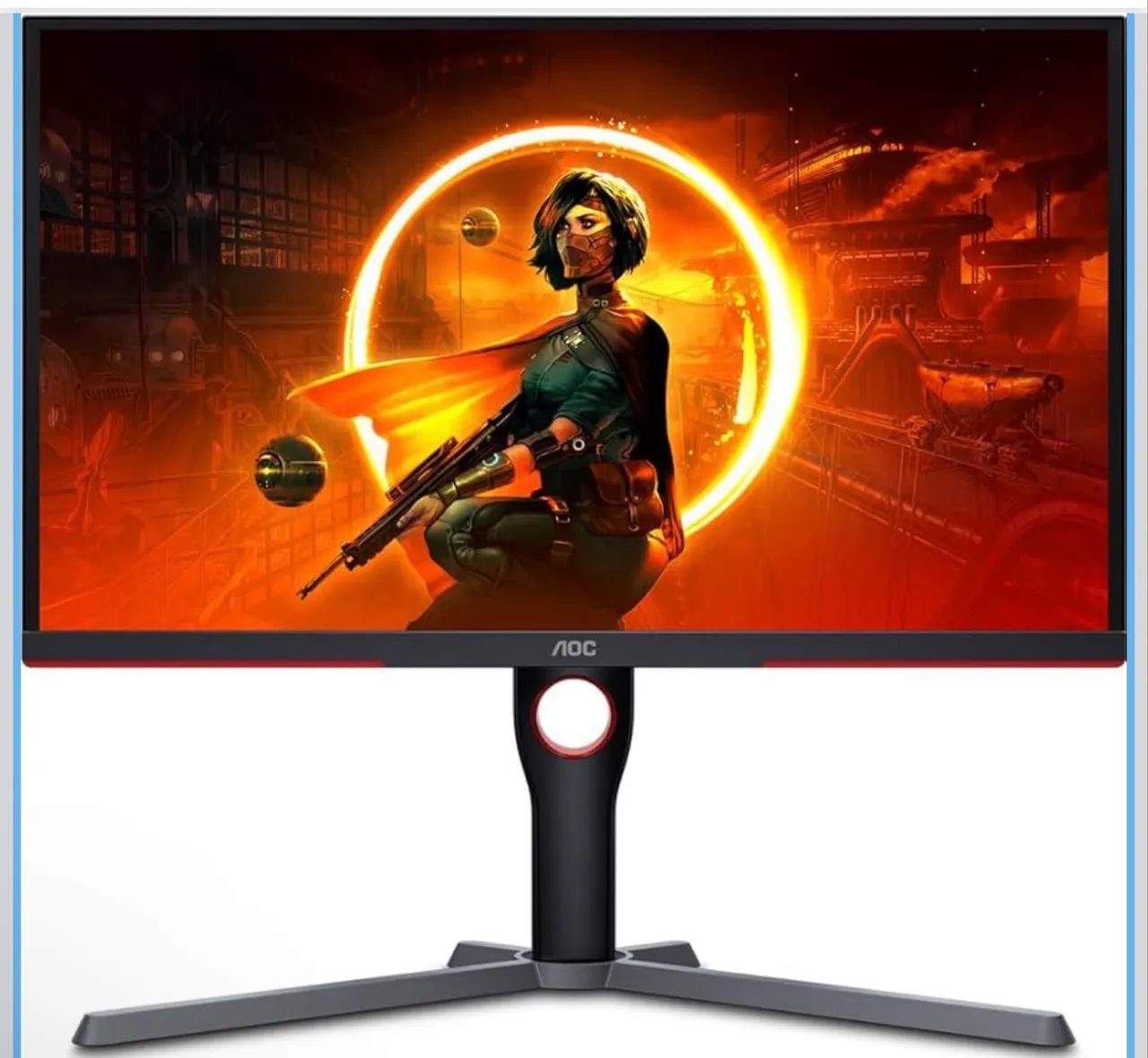 Monitor Gamer AOC Destiny 24,5 Polegadas 25G3ZM SEMI NOVO COM NF  - Foto 2