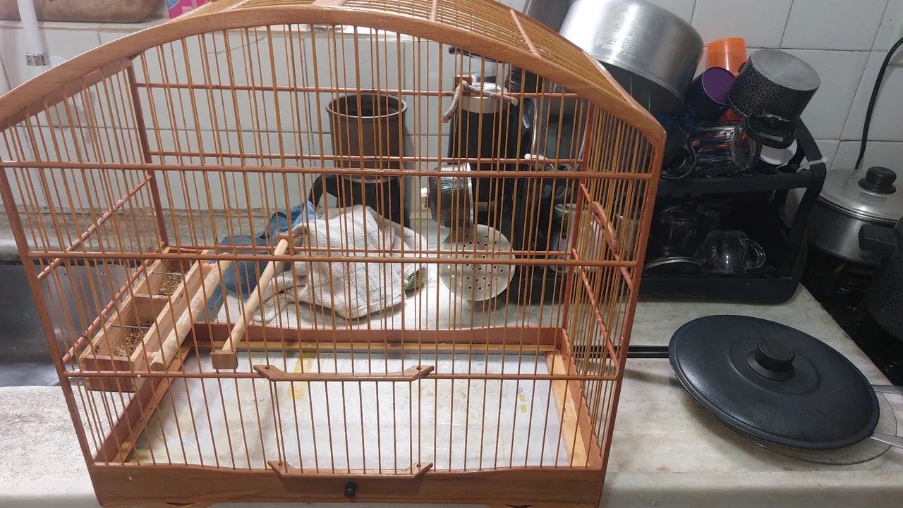 vendo gaiola muito nova  - Foto 4