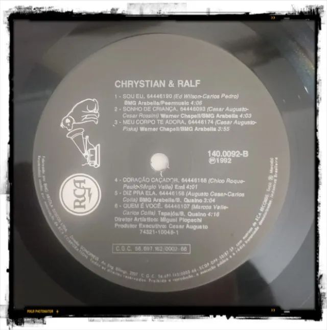 LP Vinil: Chrystian e Ralf - 1992 - Foto 5