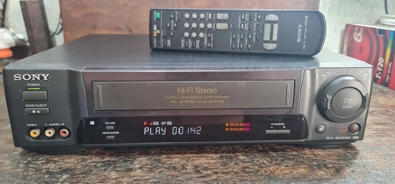 Vídeo cassete Sony SLV-60HFBR