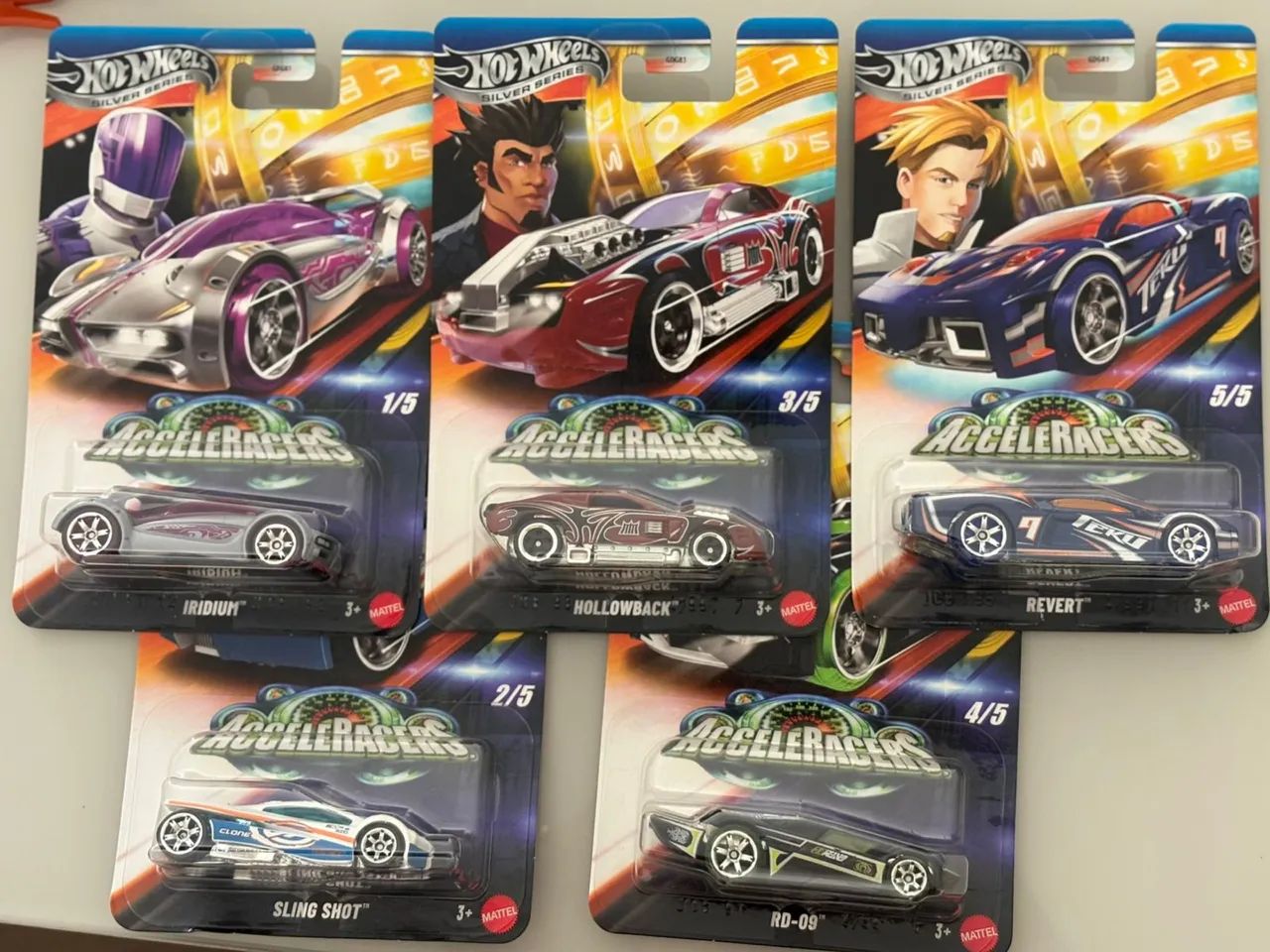Hot Wheels Acceleracers set completo 2025