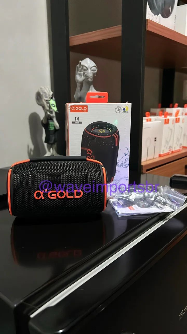 Caixa de som Bluetooth AGold PRO SM-33 - Foto 5