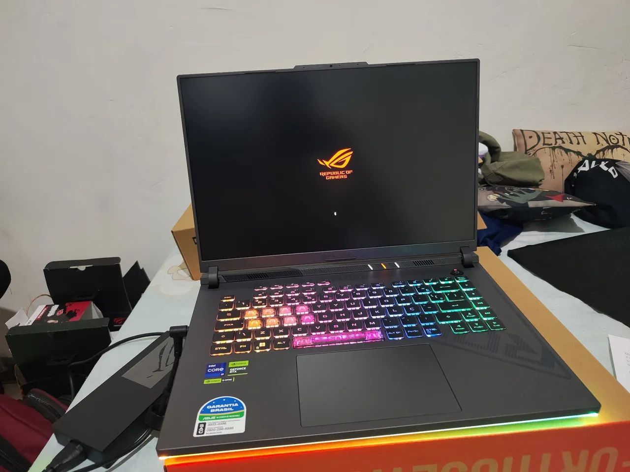 Notebook Asus gamer i9 13ª - RTX 4060 - ROG G16 - Foto 2