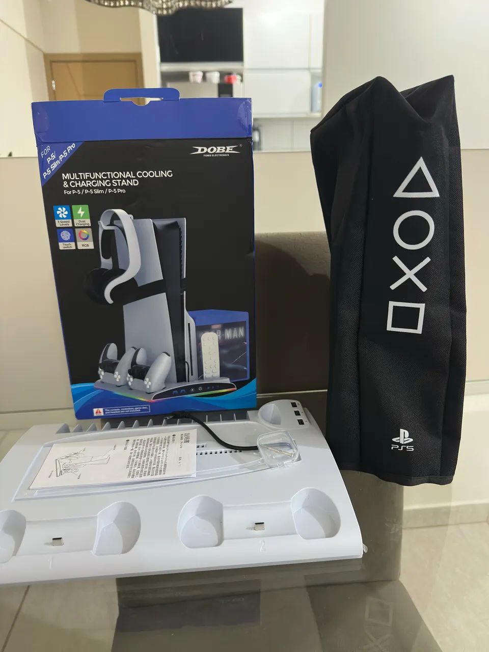 Suporte para PS5 + capa protetora  - Foto 2