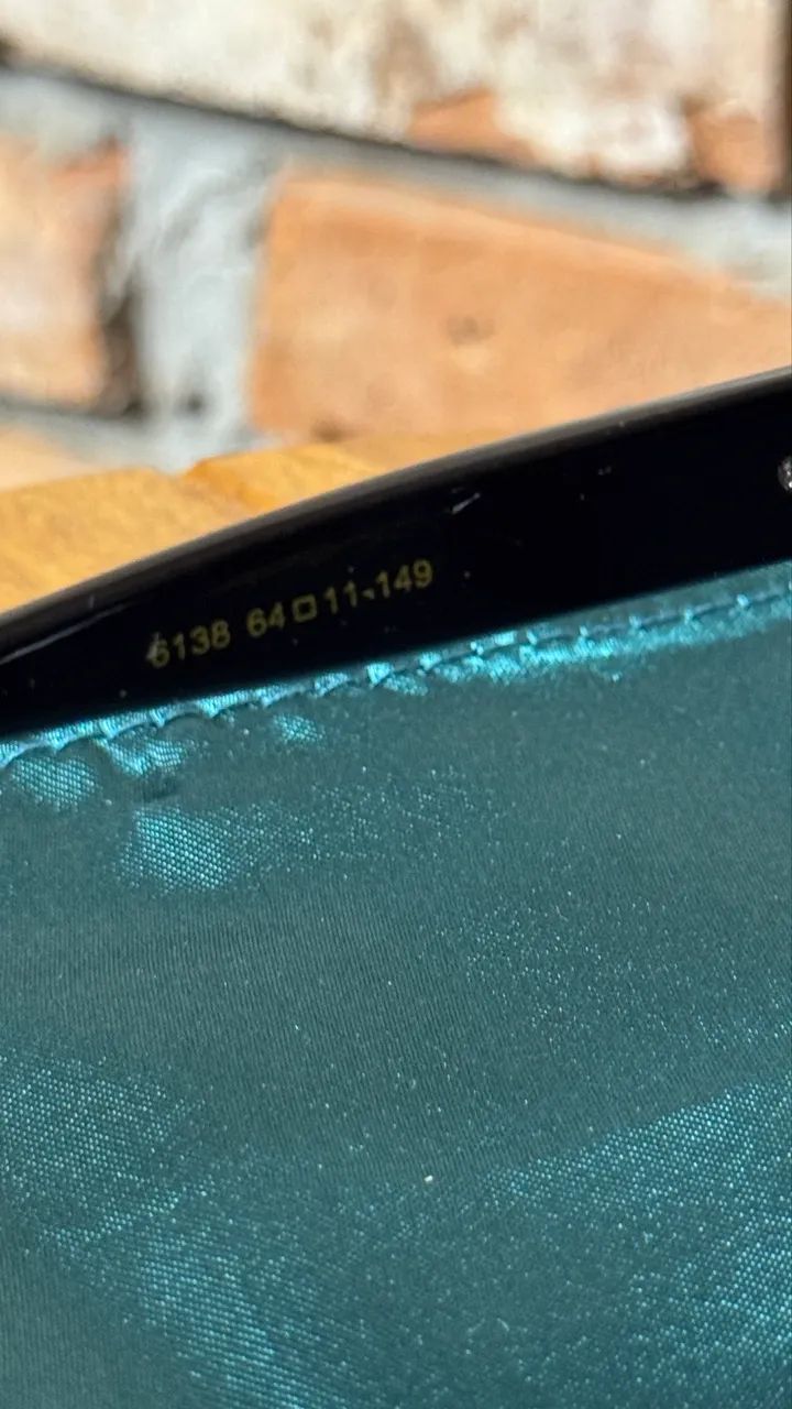 óculos de sol gucci preto 6138 - Foto 4