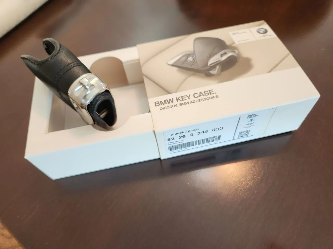 capa de chave de couro legítimo original BMW  - Foto 2