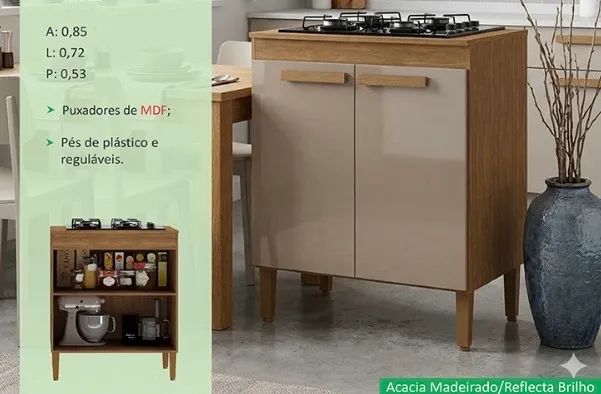 Balcão com Cooktop Lídia