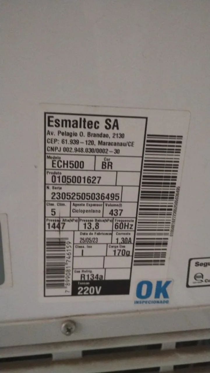 FREEZER ESMALTEC
