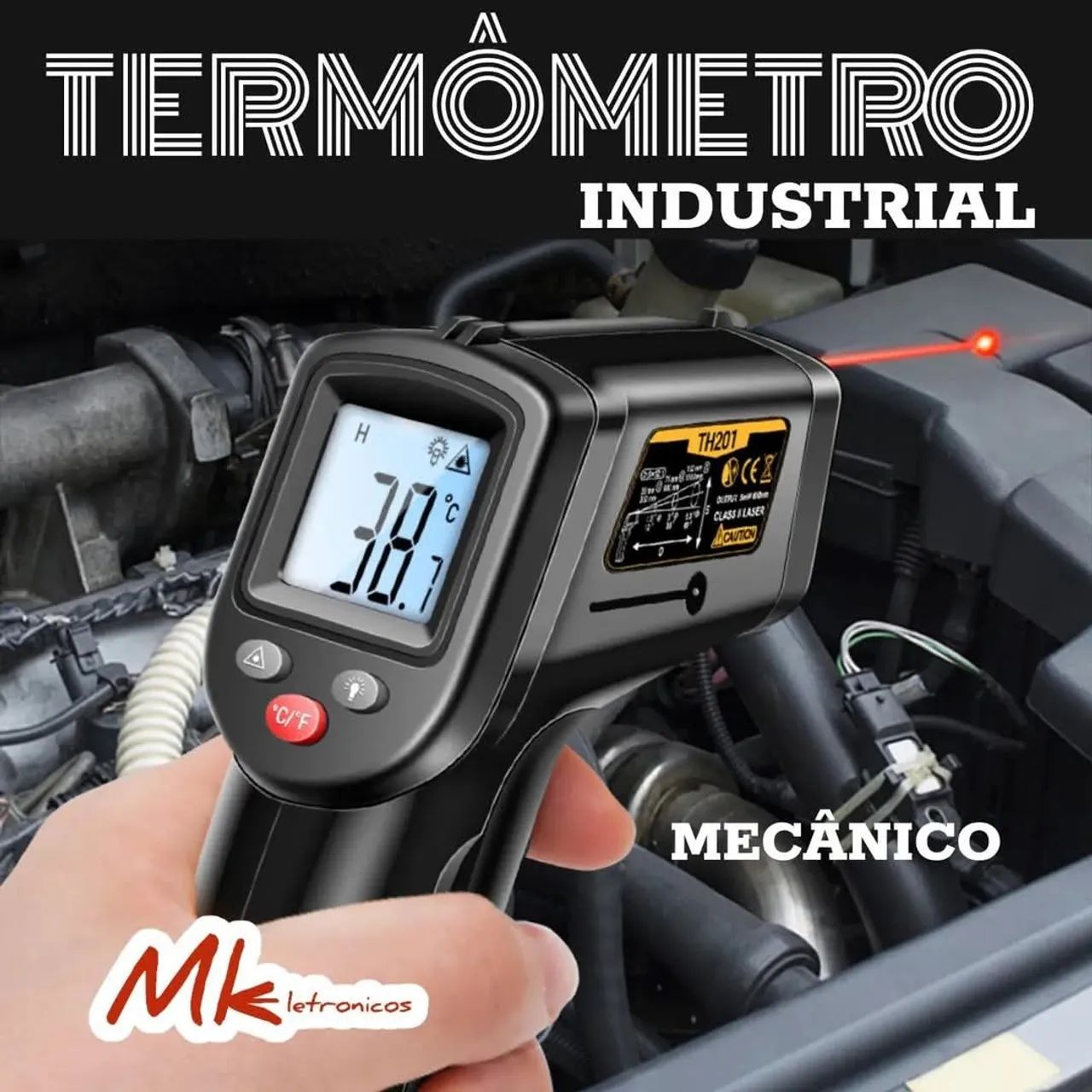 Termômetro Infravermelho Industrial  - Foto 5