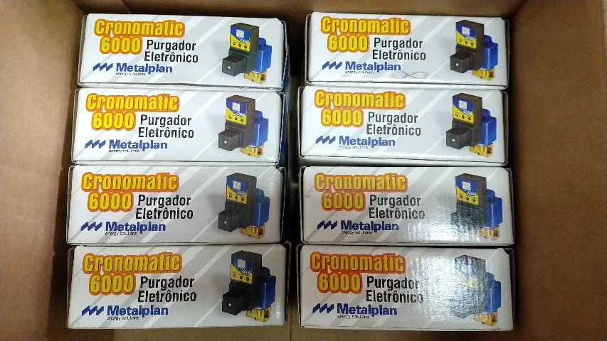 Kit 8 Purgadores Eletrônicos Cronomatic 6000 16Bar 3/8pol Metalplan 220V + 2 brindes - Foto 2